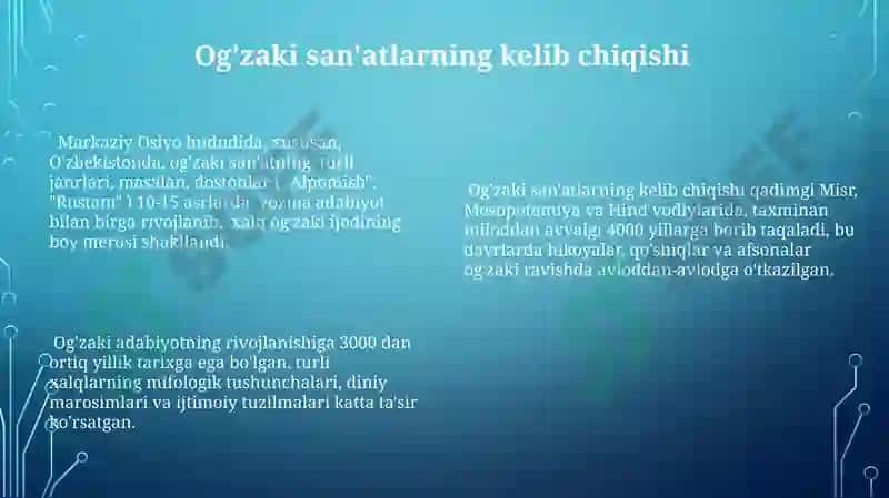Lafziy san‘atlari. Qorishiq san‘atlari 8