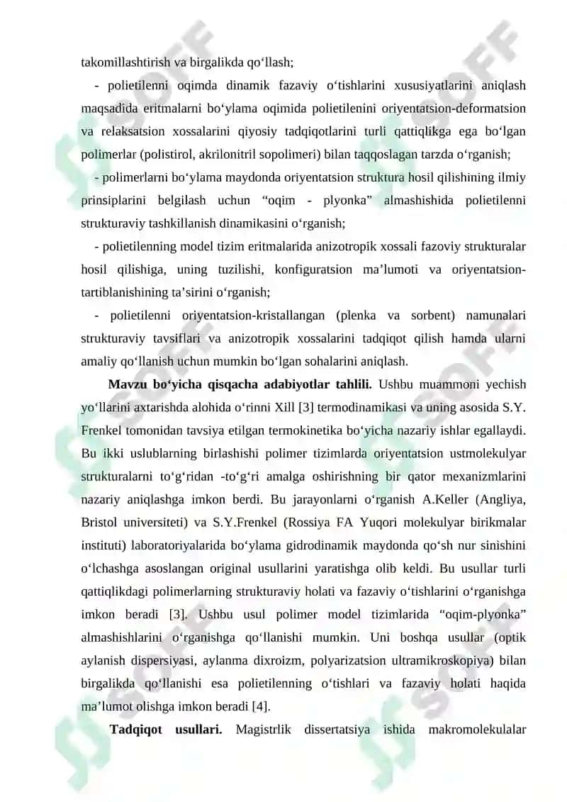 Neft asosida olinadigan smolalardan lak va emal olish jarayonlarining muqobil sharoitlarini o’rganish 8