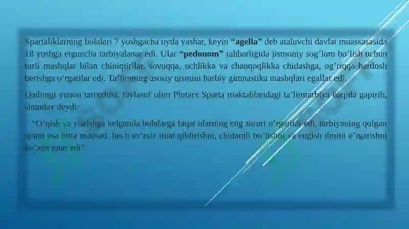 Qadimgi Yunoniston va Rim davlatlari ta'limi 8