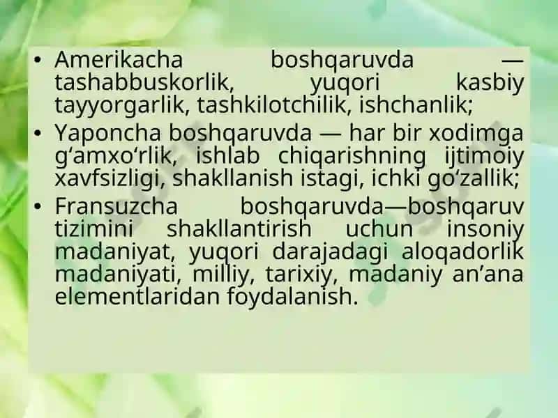 Ta’lim sohasidagi asosiy prinsiplar 8