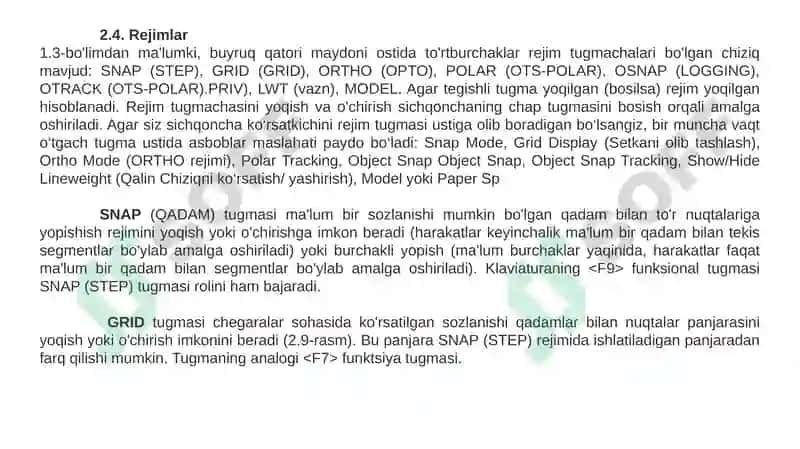 ODDIY VA MURAKKABPRIMITIVLARNI YARATISH VA TAHRIRLASH 8