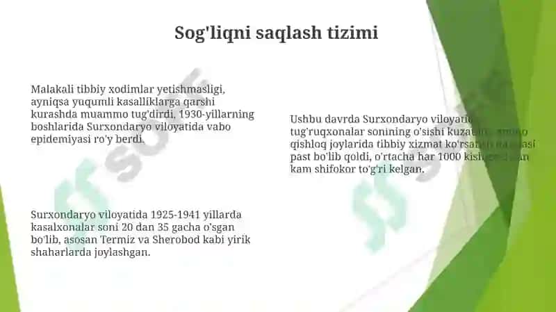 Surxondaryo viloyatining 1925-1941 yillardagi ijtimoiy-iqtisodiy hayoti 8