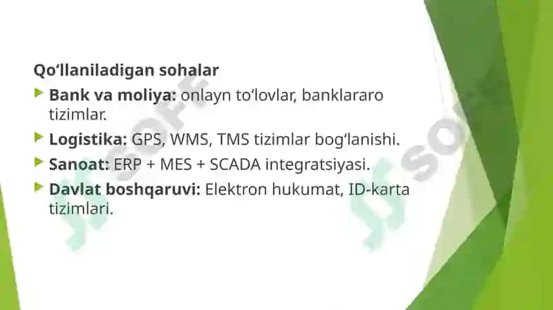 Iqtisodiyotda axborot tizimlarining o'zar integratsiyasi 8