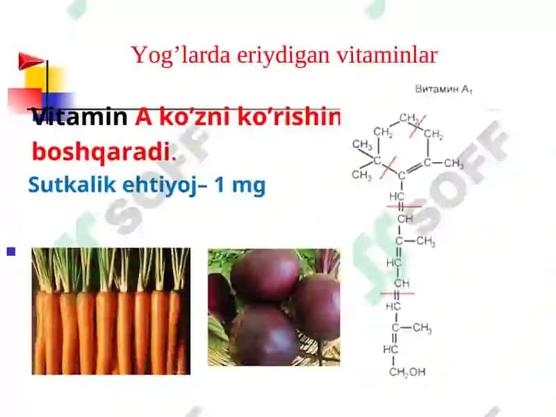Suvda eruvchi vitaminlar 8