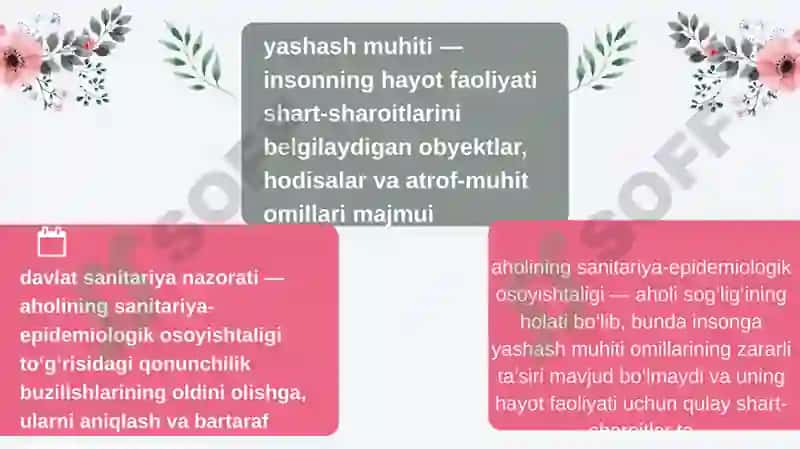 Shahar muhitida gigenik standardlari 8