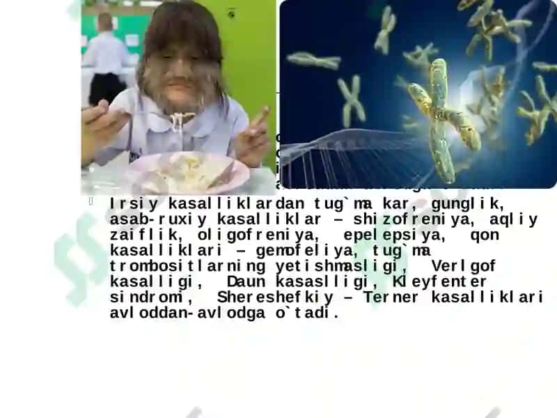 Irsiy kasalliklar haqida tushuncha 8