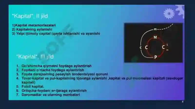 Bozor iqtisodiyotiga muxolif-sotsialistik yo’nalish 8