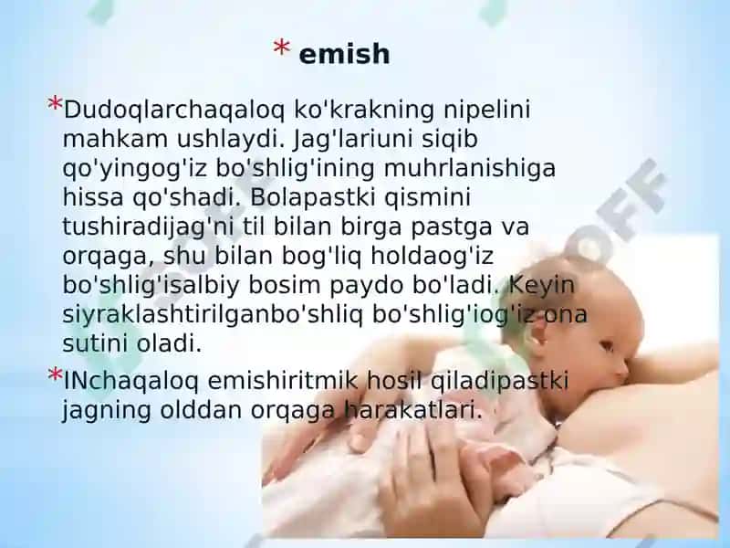 Bolalarda ovqat hazm qilish tizimining anatomik va fiziologik xususiyatlari 8