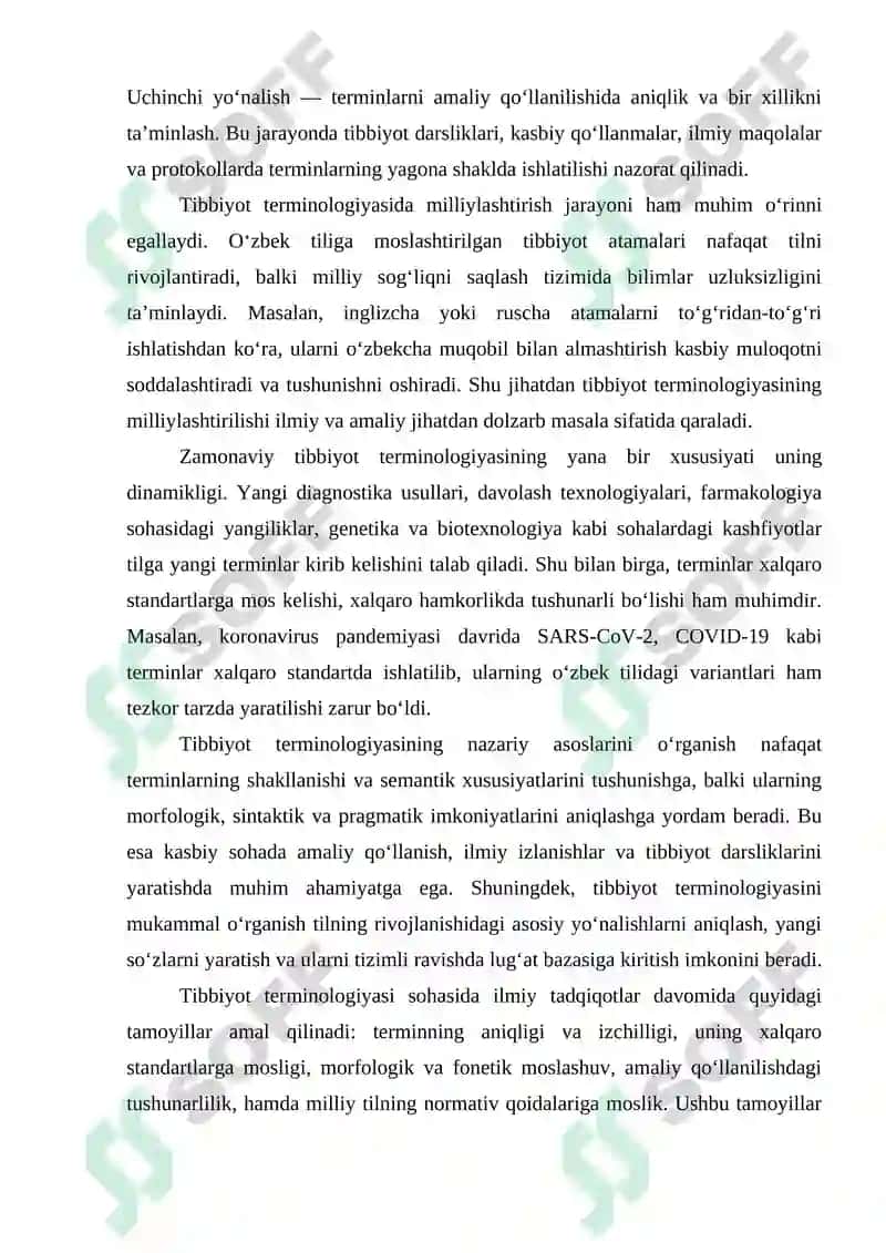 Tibbiyot terminlarining o‘zbek tilidagi mukammalashuv jarayonlari 8