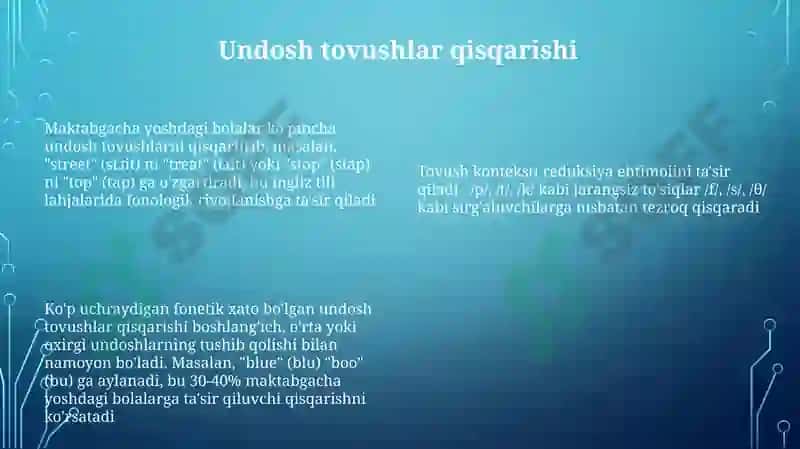 Odatiy fonetik xatolar 8