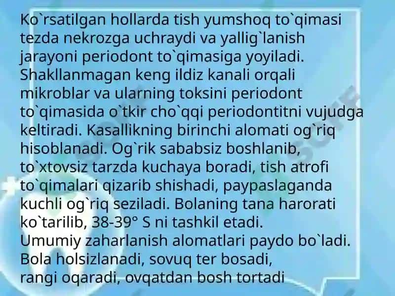 Yosh bolalarda surunkali periodontitlar 8