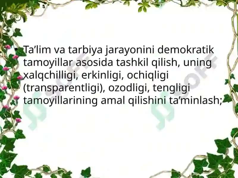 CHET TILI O‘QITUVCHISINING KASBIY MAHORATI VA O‘QITUVCHI QO‘YILGAN ASOSIY MALAKAVIY TALABLAR 8