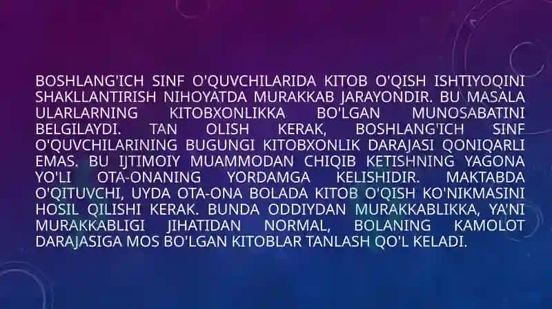 Kitobxonlik va oila hamkorligi 8