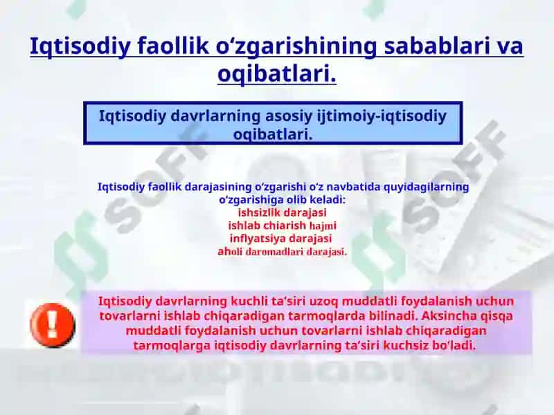 Iqtisodiy davrlar 8