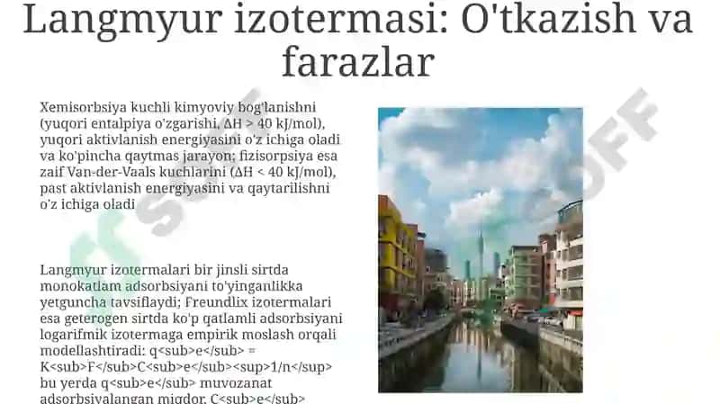 Fizikaviy adsorbsiya va xemesorbsiya 8