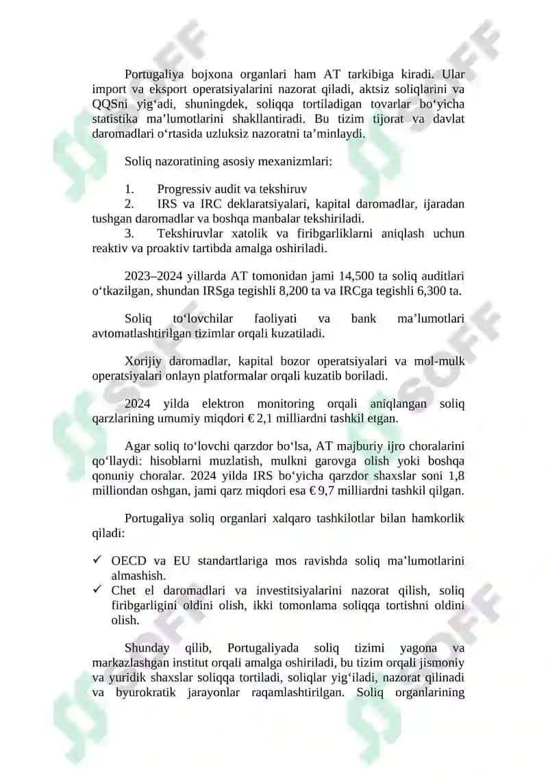 Portugaliya soliq tizimi 8