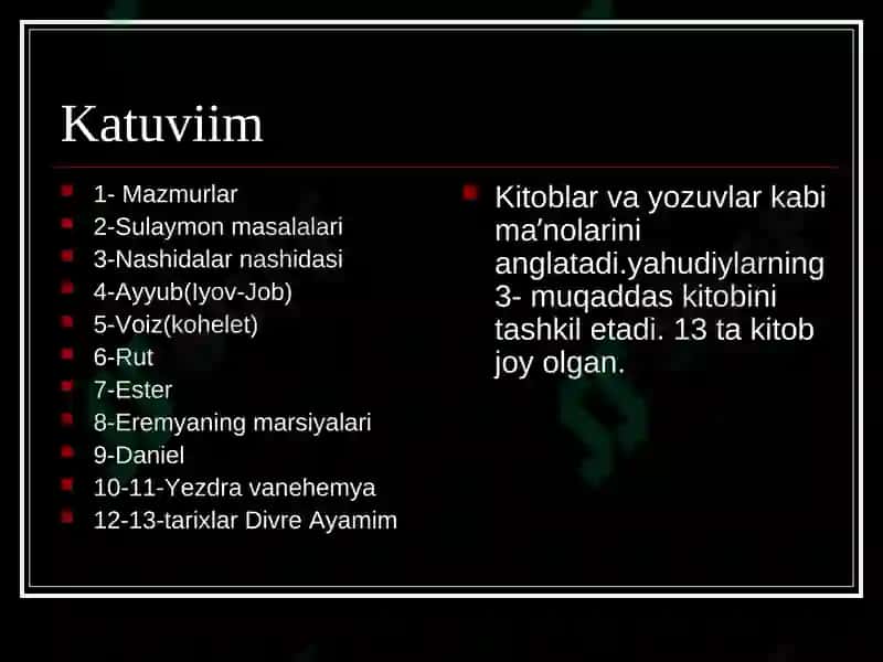 Yahudiylik dinini paydo bulishi 8