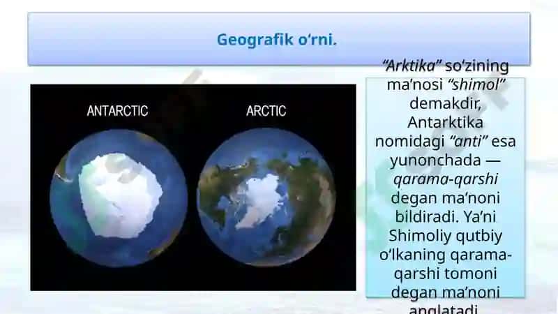Antarktida tabiatining xususiyatlari 8