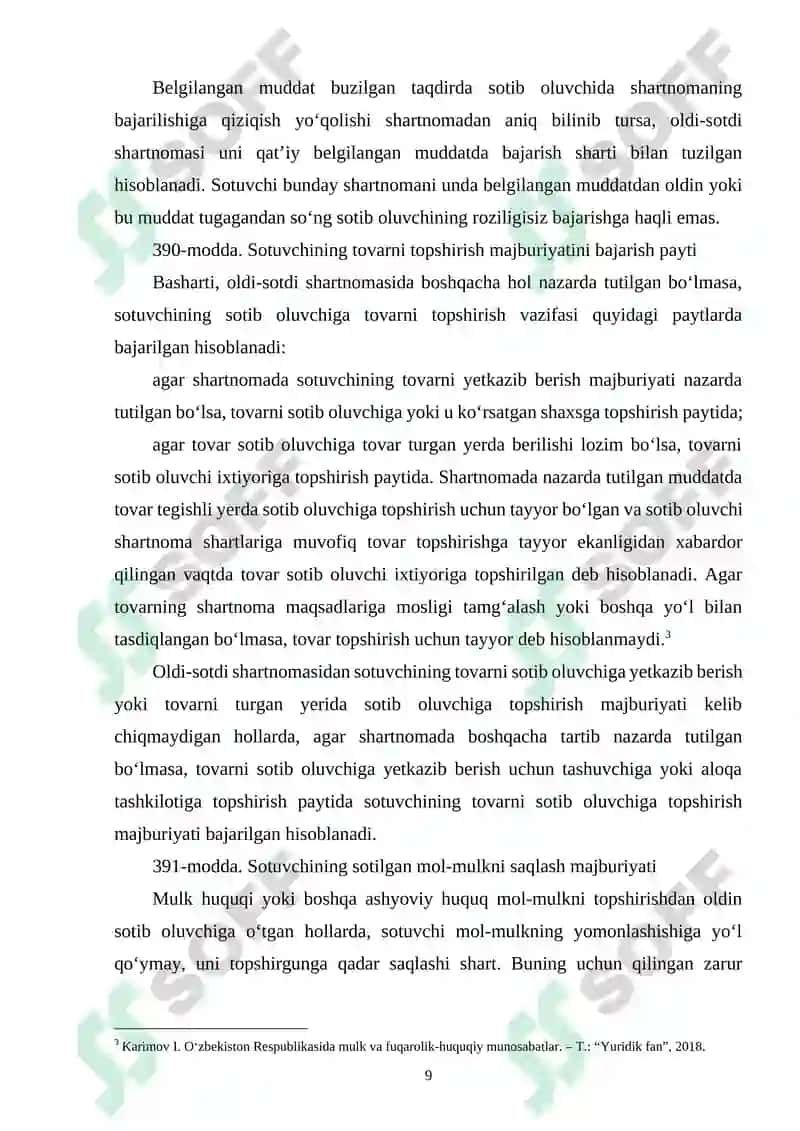 DOIMIY RENTA SHARTNOMASINING FUQAROLIK-HUQUQIY XUSUSIYATLARI 8