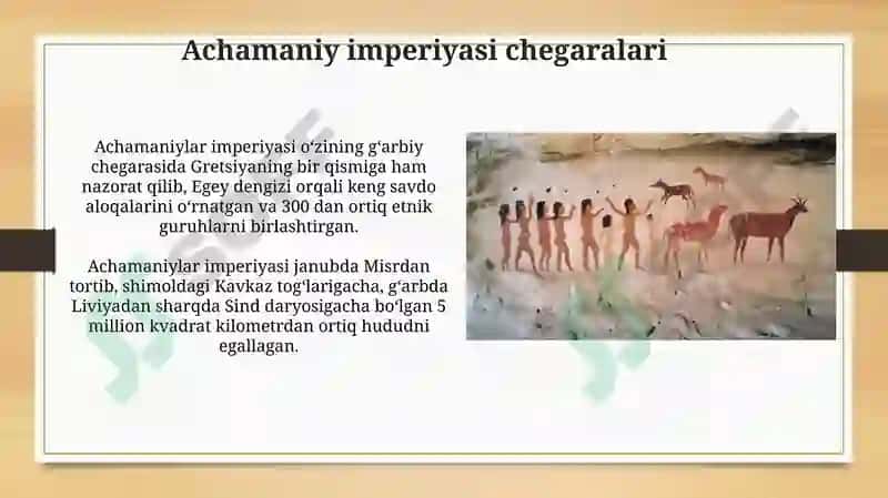 Ahamoniylar sulolasi tarixi 8