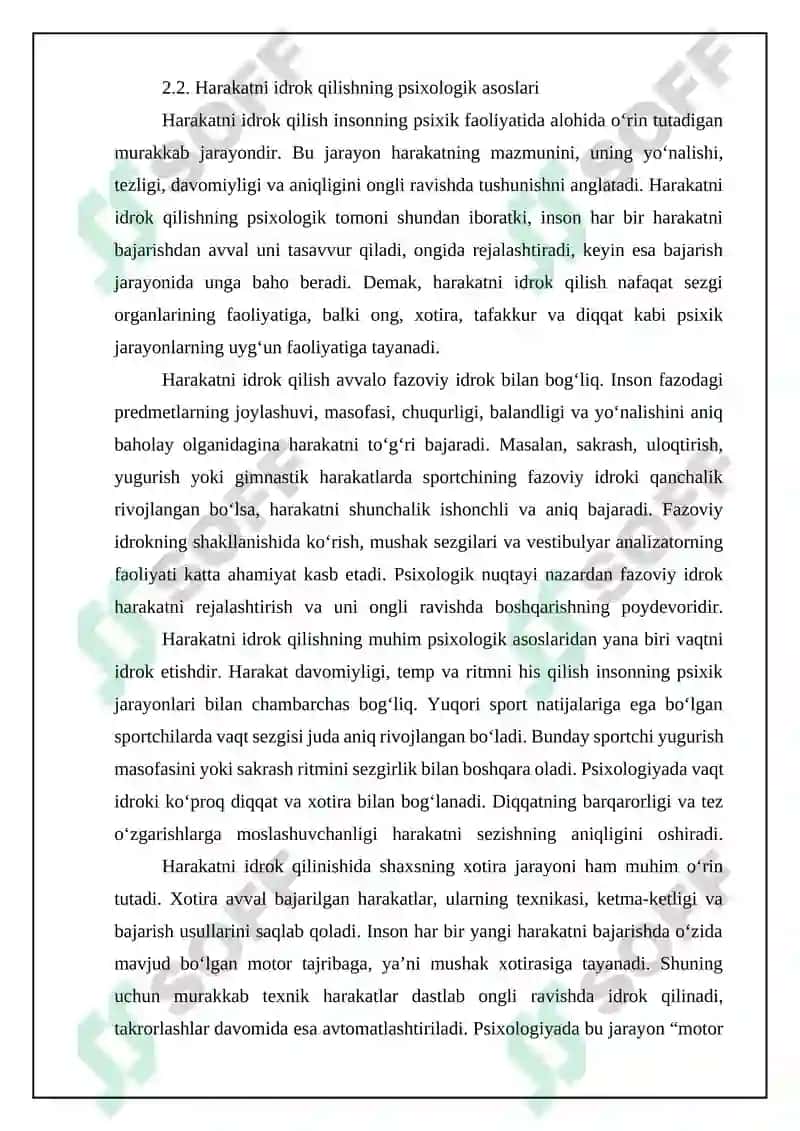 harakatni idrok qilish 8