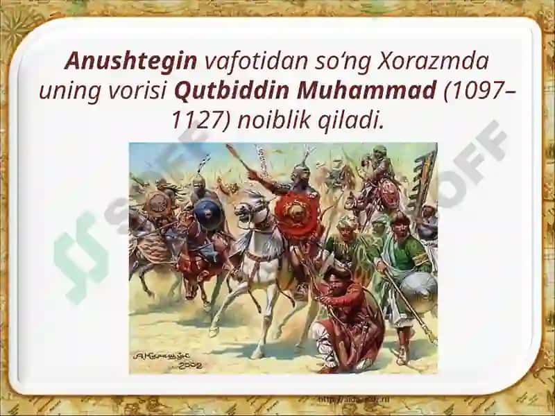 Xorazm davlati va uning yuksalishi 8