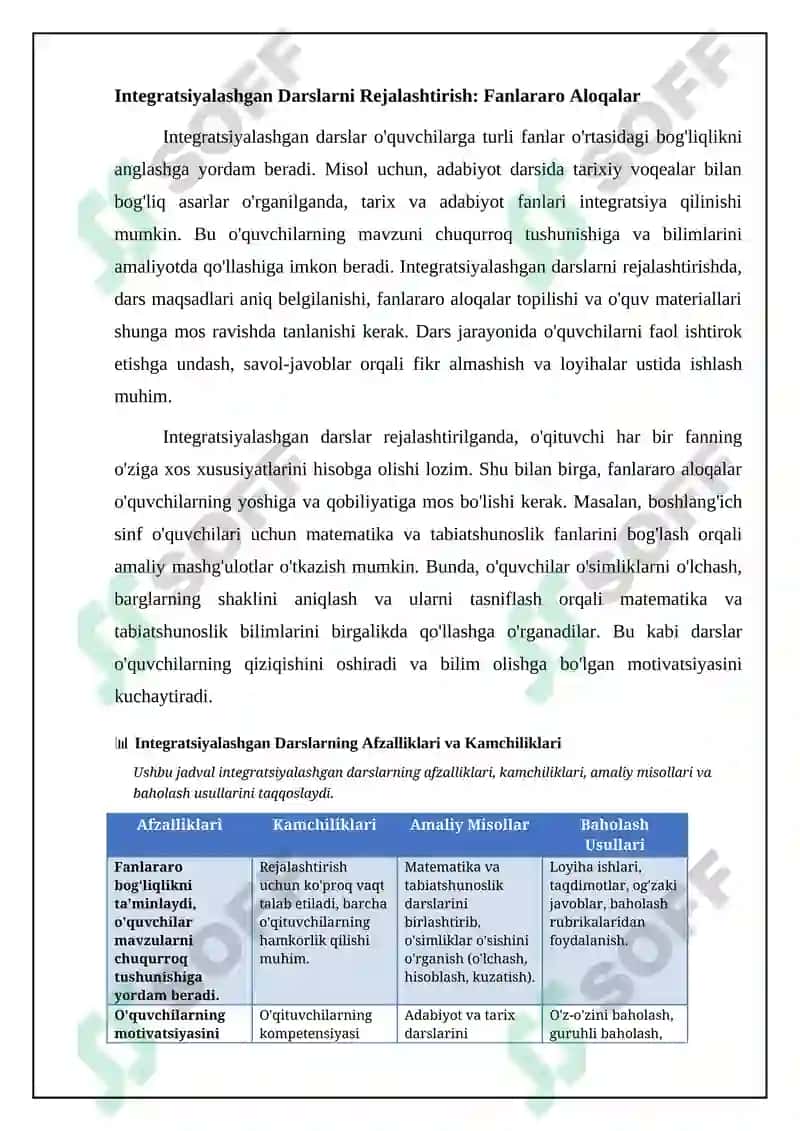 Boshlang'ich ta'lim darslarini tashkil etishda innovatsiyadan foydalanish 8
