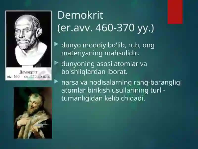 O'rta asrlar, yangi davr Yevropa falsafasi 8