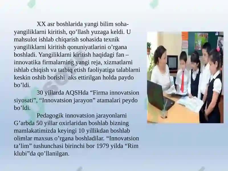 Pedagogik faoliyatga tayyorlashda mutaxassislik fanini o'qitish 8