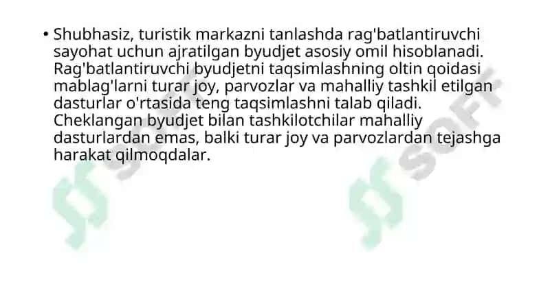 Ommaviy tadbirlar o’tkazish 8