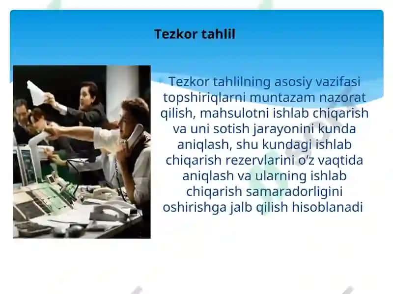 Iqtisodiy Tahlilning Turlari, Axborot Manbalariva Tashkil Qilish 8