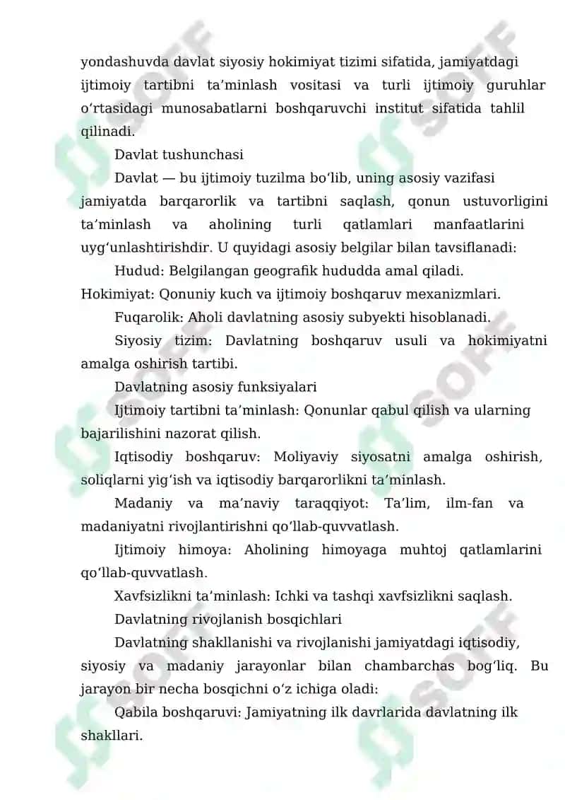 Shaxs, jamiyat va davlat sotsiologiyasi 8