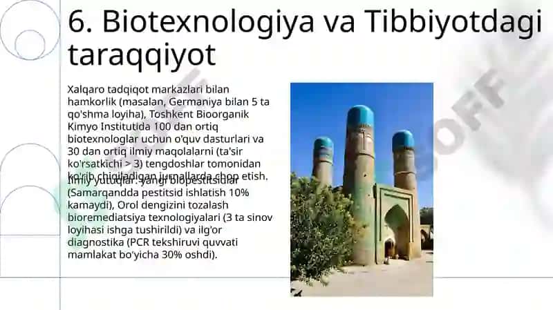 O'zbekiston ilm-fani:yangilanish va yutuqlar 8
