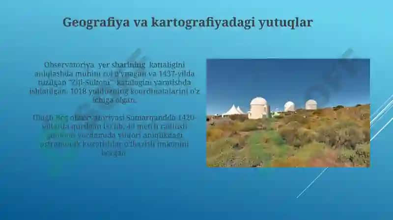 Ulugh Beg Rasadxonasi 8