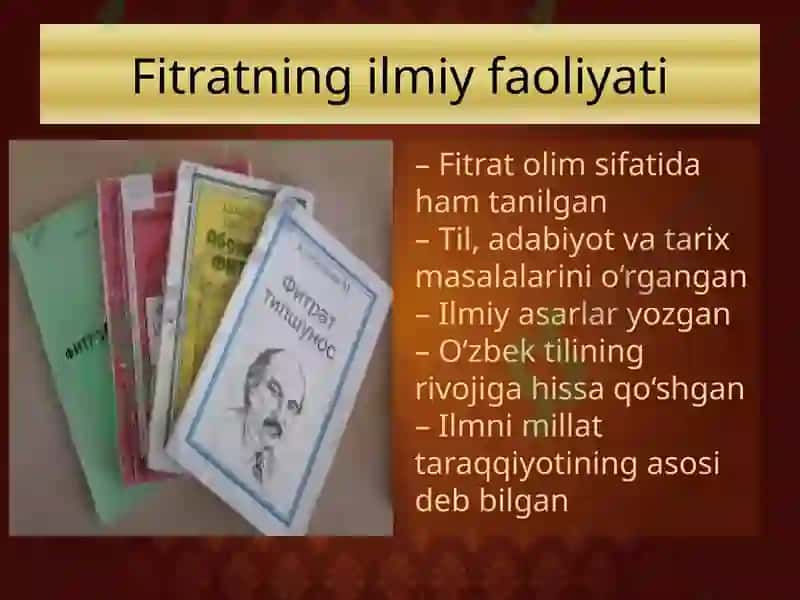 Fitratning hayoti va faoliyati 8