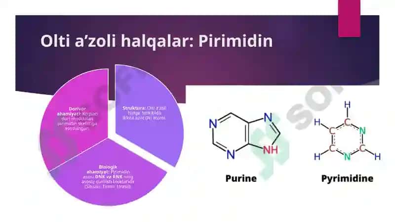 Dorivor preparatlar tarkibidagi besh va olti a’zoli aromatic birikmalar 8