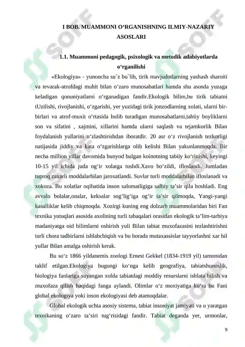 BOB. MUAMMONI O‘RGANISHNING ILMIY-NAZARIY ASOSLARI 8