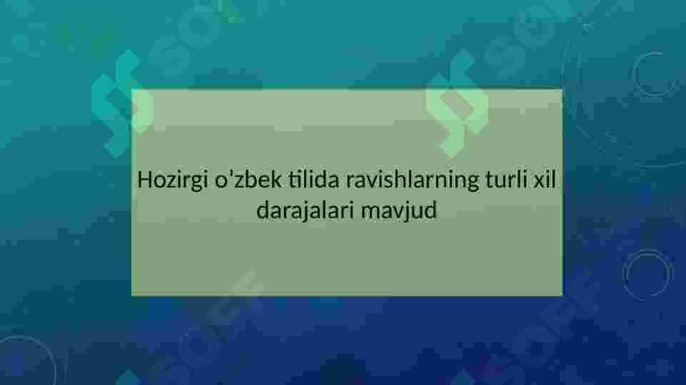 Ravishdoshlarda  daraja formasi. 5