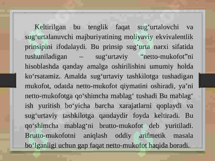 Sug’urtaviy rentalar 4