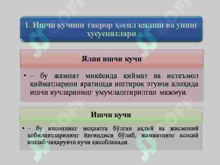 Ishchi kuchi uning bandligi va ishsizlik 4