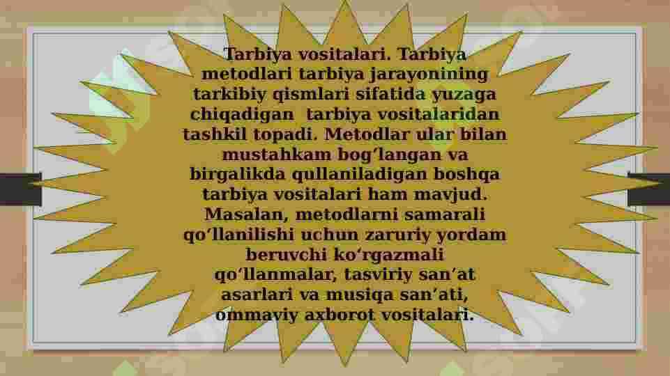 Tarbiyaning maqsad va vazifalari 8