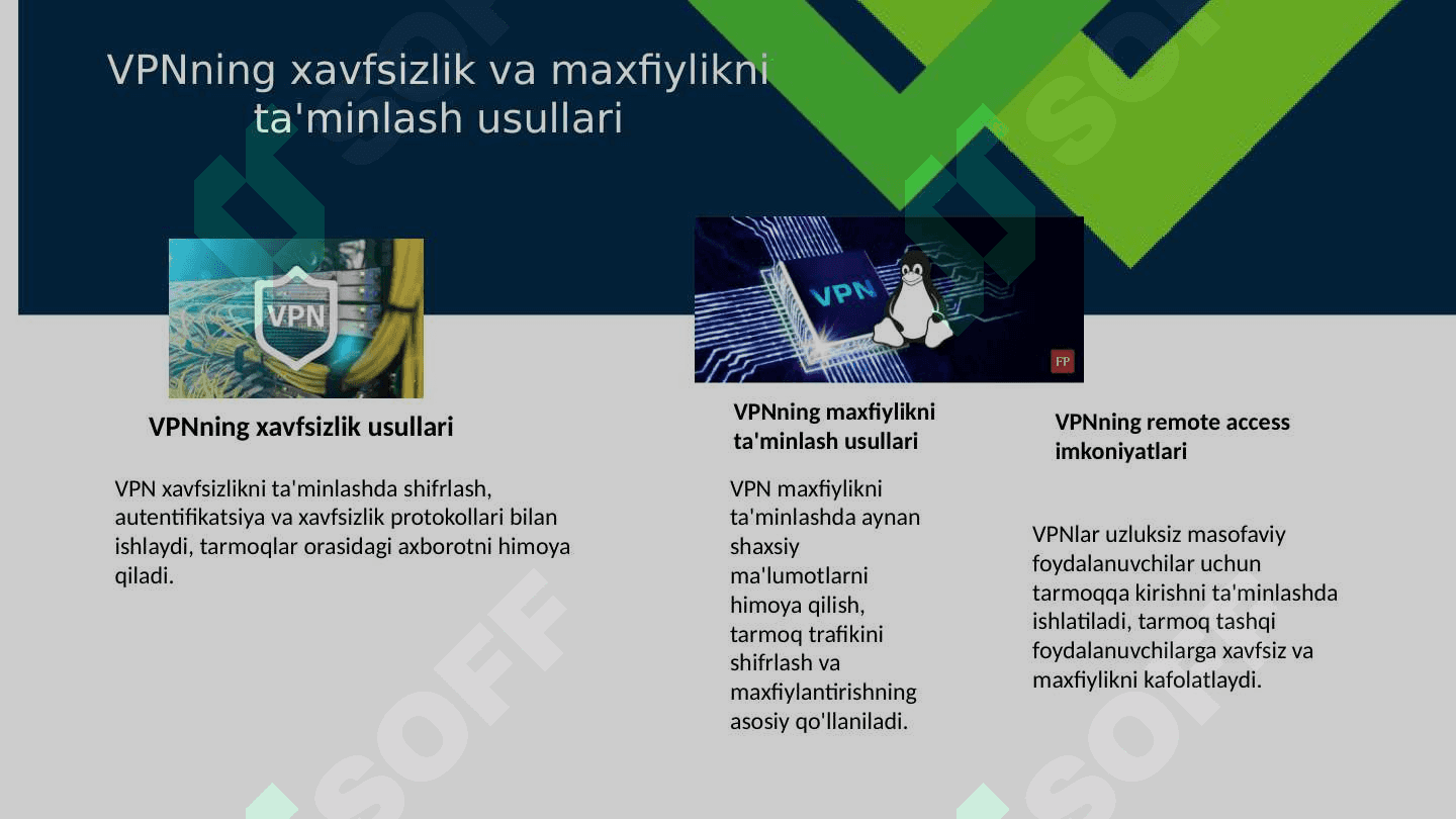 Korxona va tashkilot axborot komunikatsiya tizimlarida VPN tarmoq qurish 4