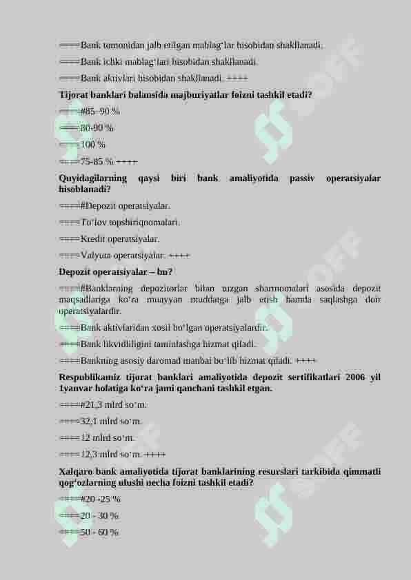 test BHTA 3