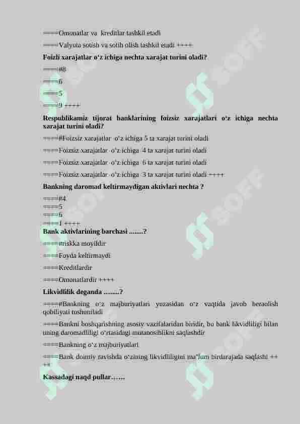 test BHTA 5