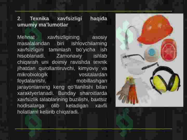 texnika xavfsizligi 4