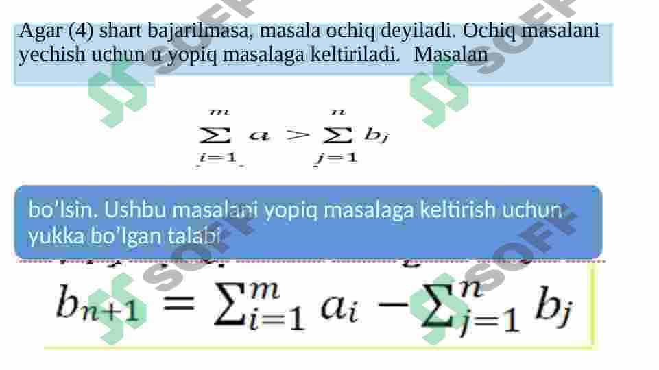 Transport masalasi 8