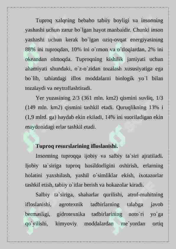 tuproq ekologiyasi 4