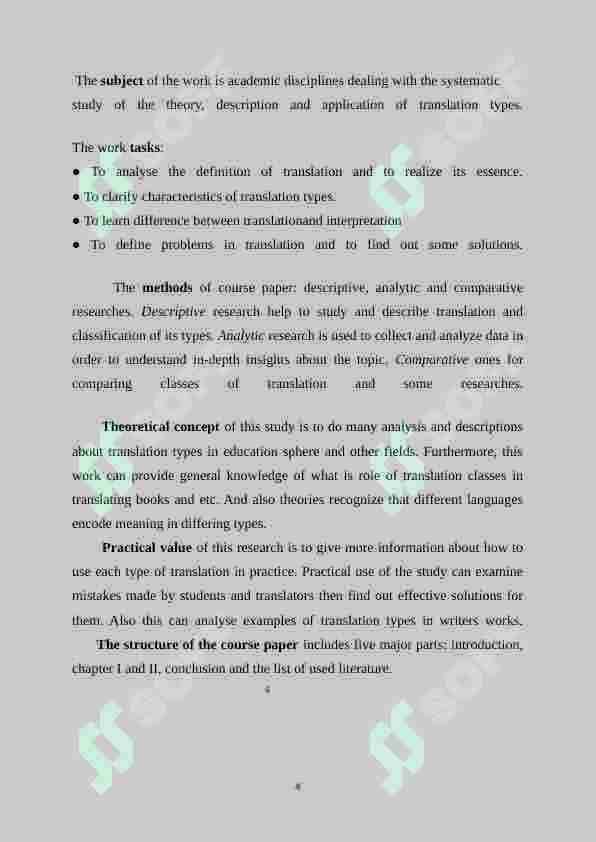 Types of translation 4