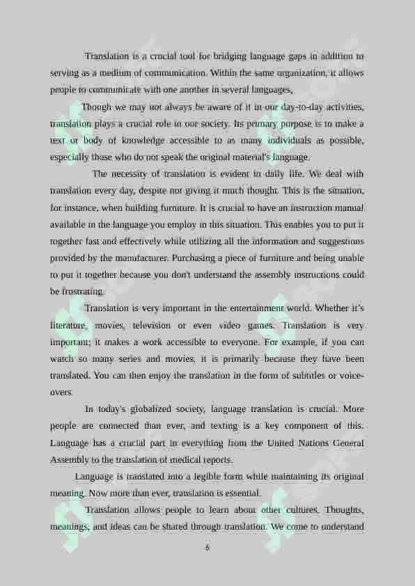 Types of translation 6