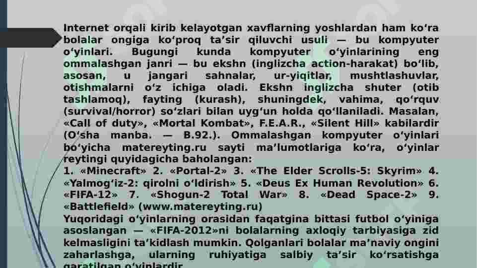VIRTUAL TUTQUNLIKKA QARSHI KURASHISH 4